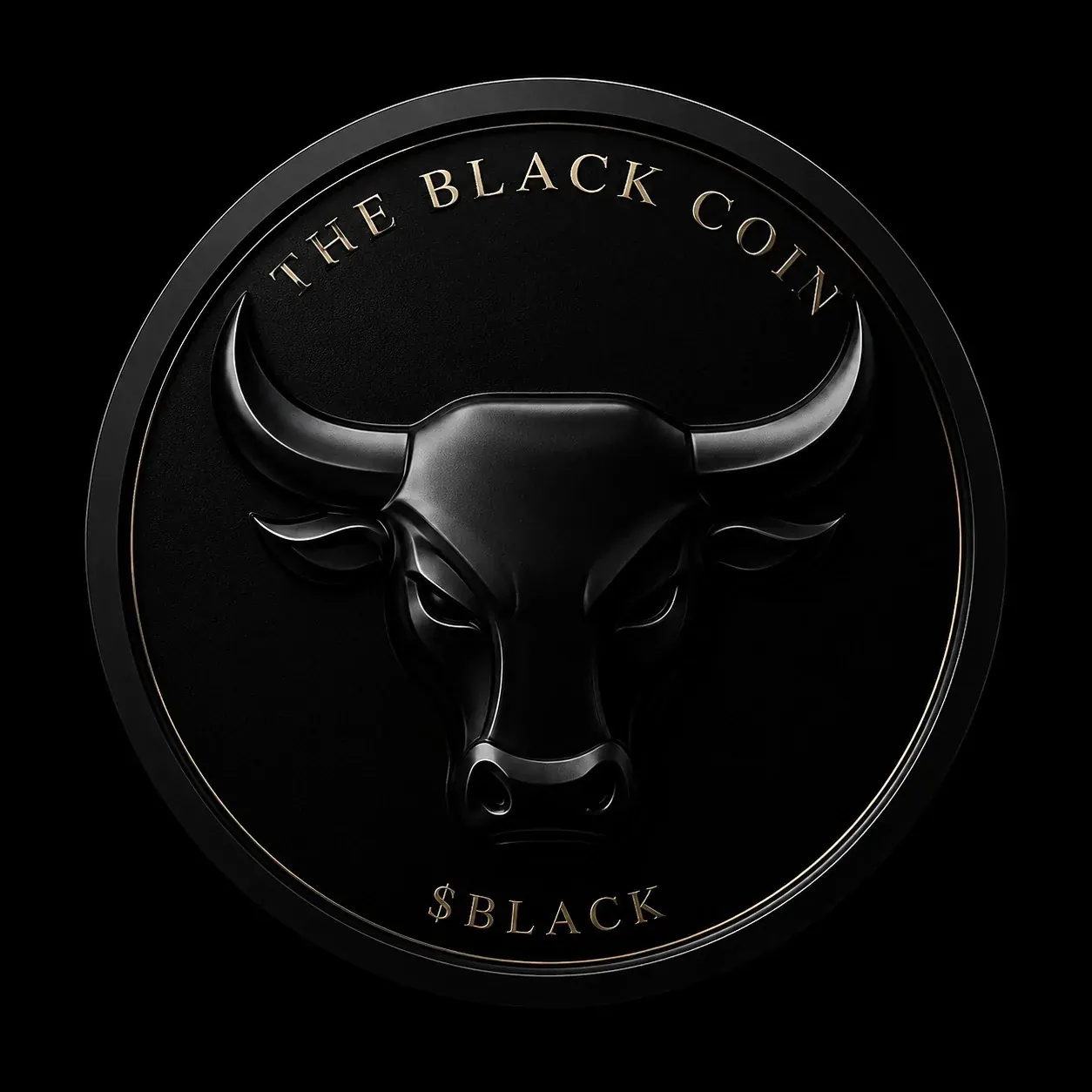 A cinematic flying Black Coin scene