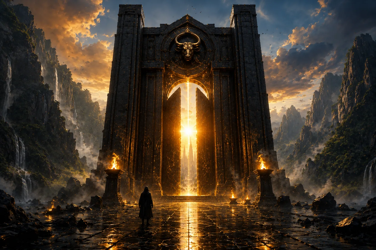 The awakening gate opening in the Black realm